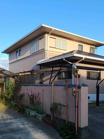 千葉県香取郡外壁屋根塗装｜10年に一度のメンテナンス　ビフォー